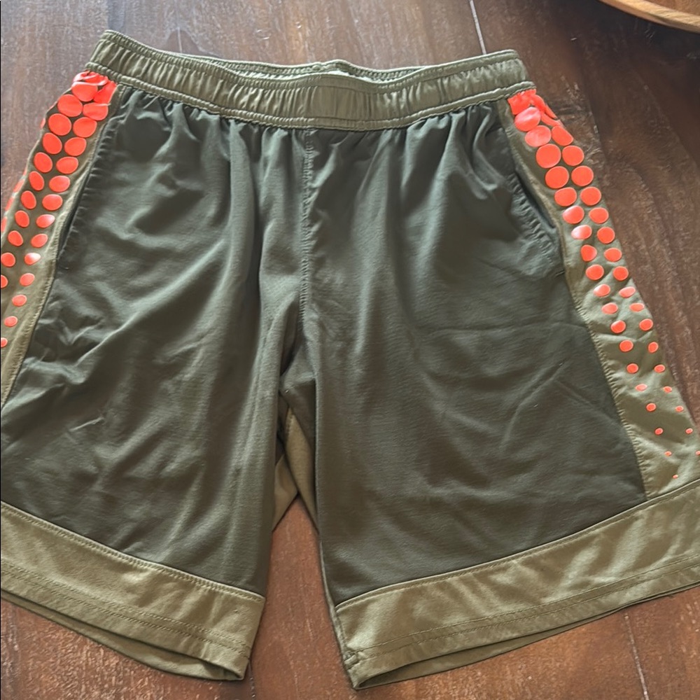 All in Motion Green and Orange Casual Shorts